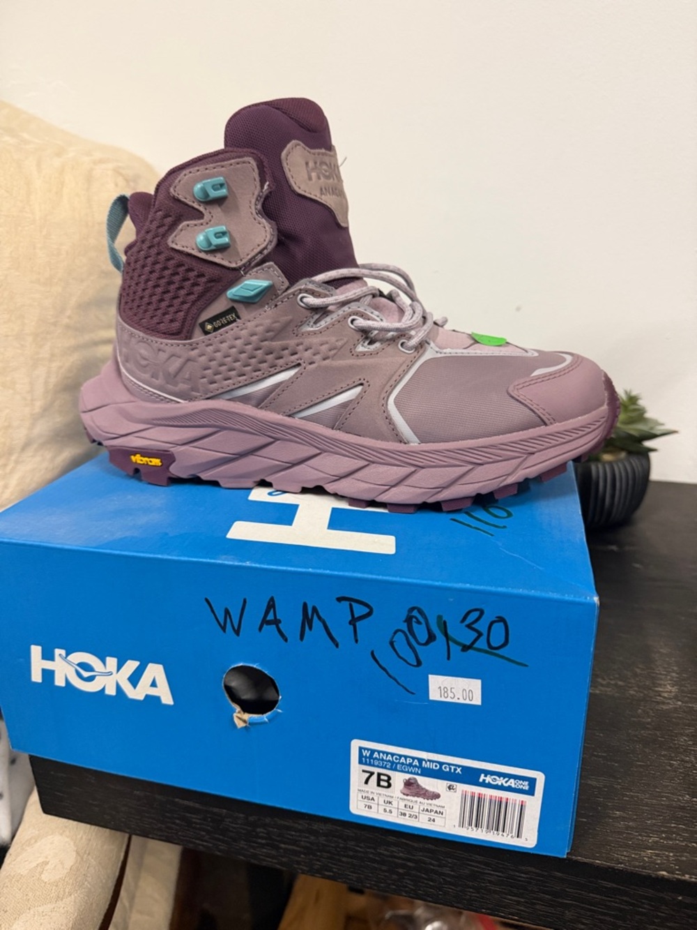 HOKA Women’s Anacapa MID GTX color: EGWN